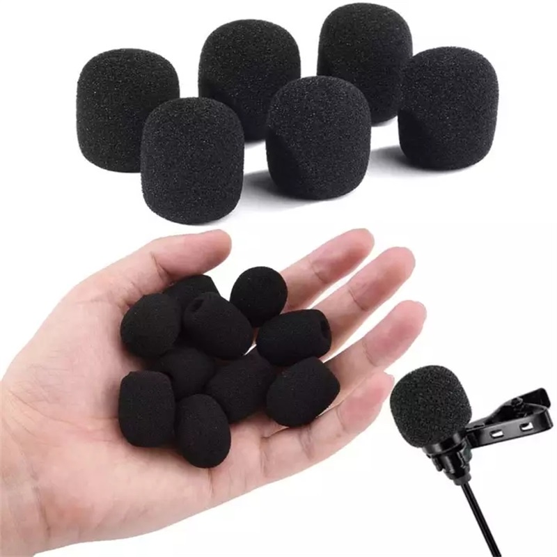 BlueWow Black Mic Protector Replacement Headset Foam Covers Windscreen ...