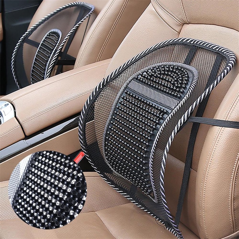 Mesh back best sale support for car