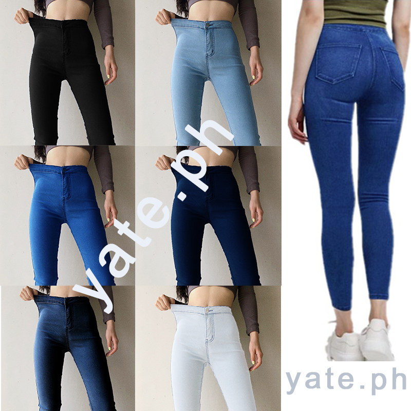 NEW HIGH WAIST PANTS SKINNY JEANS FOR WOMEN Shopee Philippines