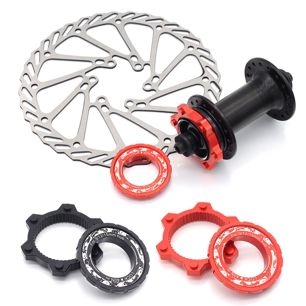 Bike Hub Center Lock To 6 Hole Adapter Mountain Bicycle Hub Middle Lock