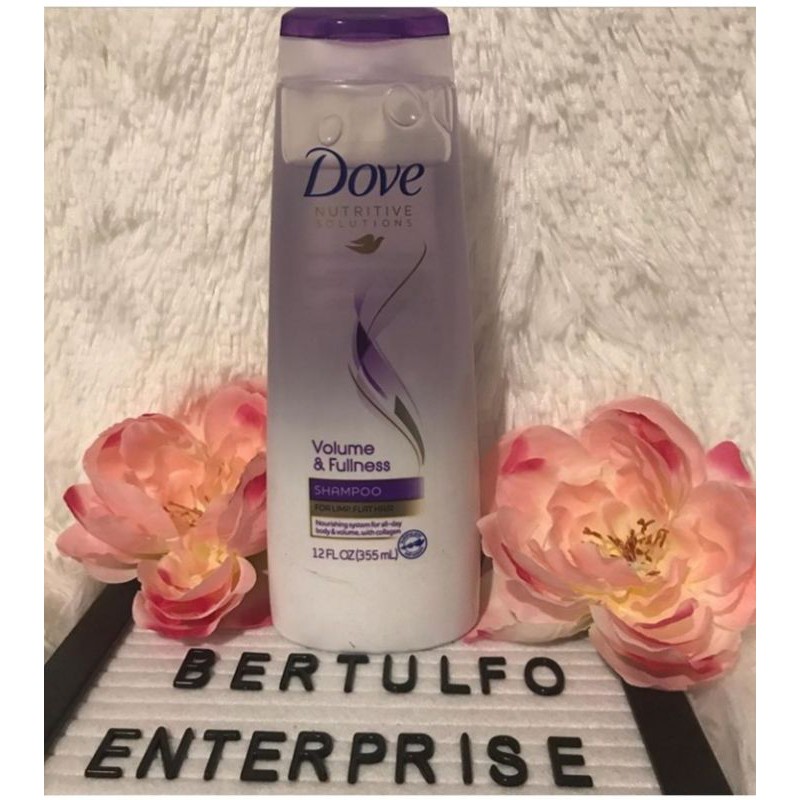 Dove Volume And Fullness Shampoo 355ml Shopee Philippines