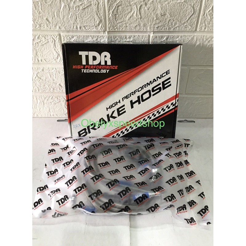 Nmax Brake Cable / Hose (Non Abs) Set front and rear TDR Racing Silver ...