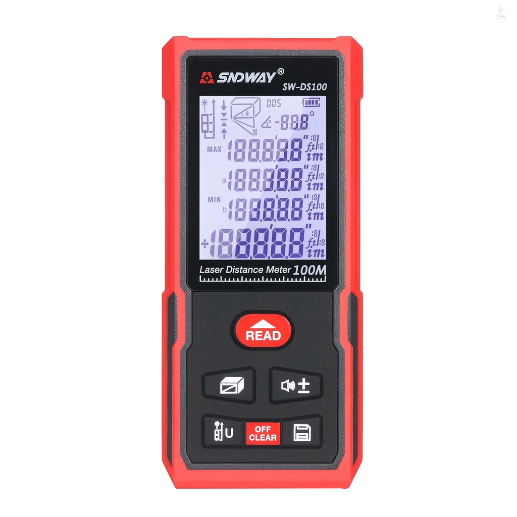 FLP SNDWAY 100M Portable Laser Distance Meter Handheld Digital Laser ...