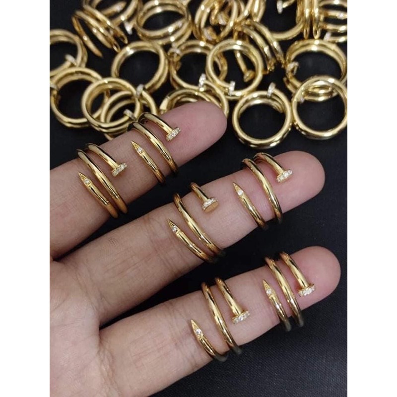 cartier nail ring 18k