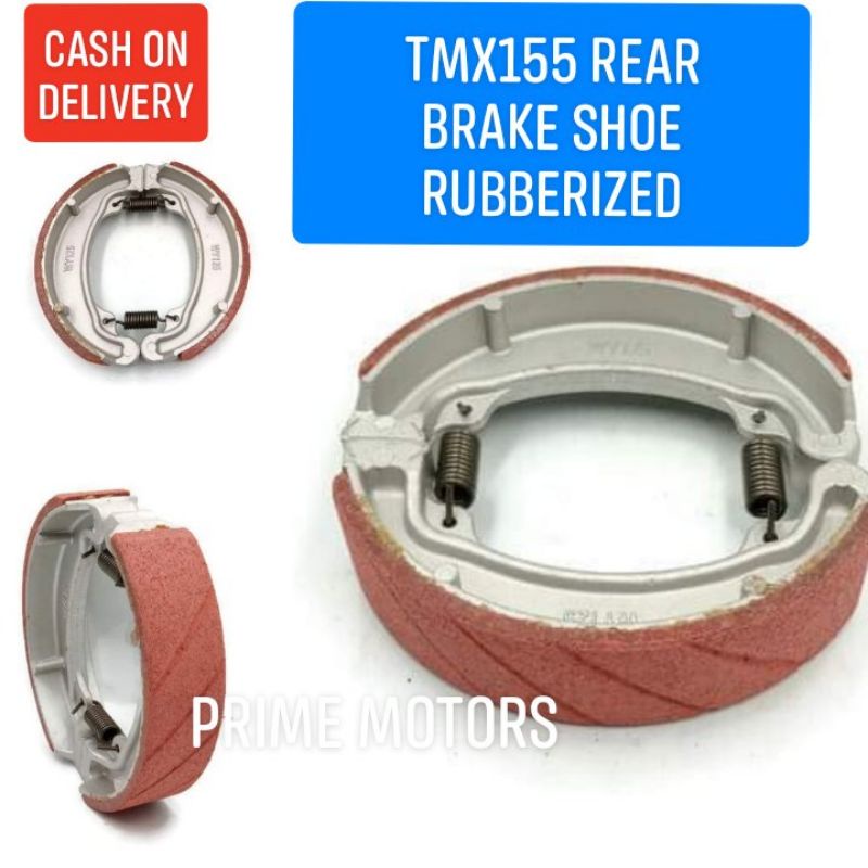 TMX155 REAR BRAKE SHOE (RUBBERISED) | Shopee Philippines