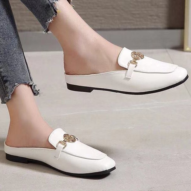 Fashion shoes for women korean flat loafer shoes Shopee Philippines