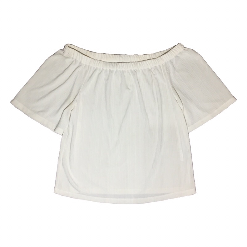 Uniqlo off shoulder discount top