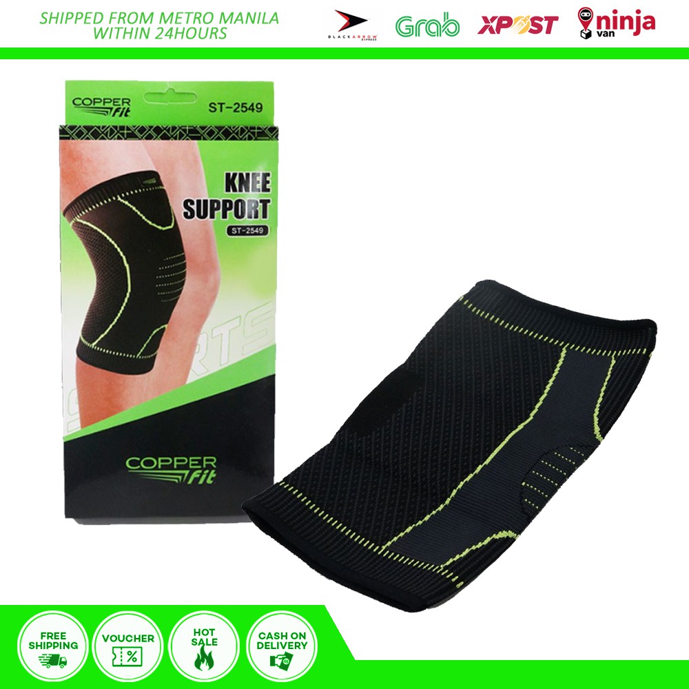 Copper Fit Knee Protection Brace Compression Support Sleeve