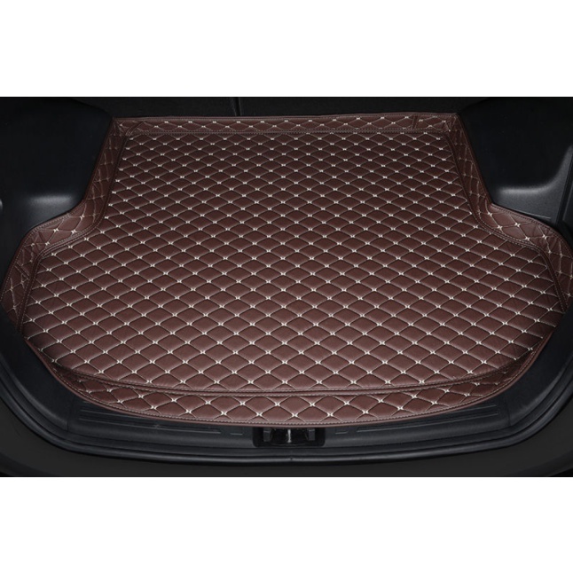 Custom Fit All-Weather Trunk Liner Mat For 2017-2022 Honda Civic Hatchback - Black Rubber Cargo Tray
