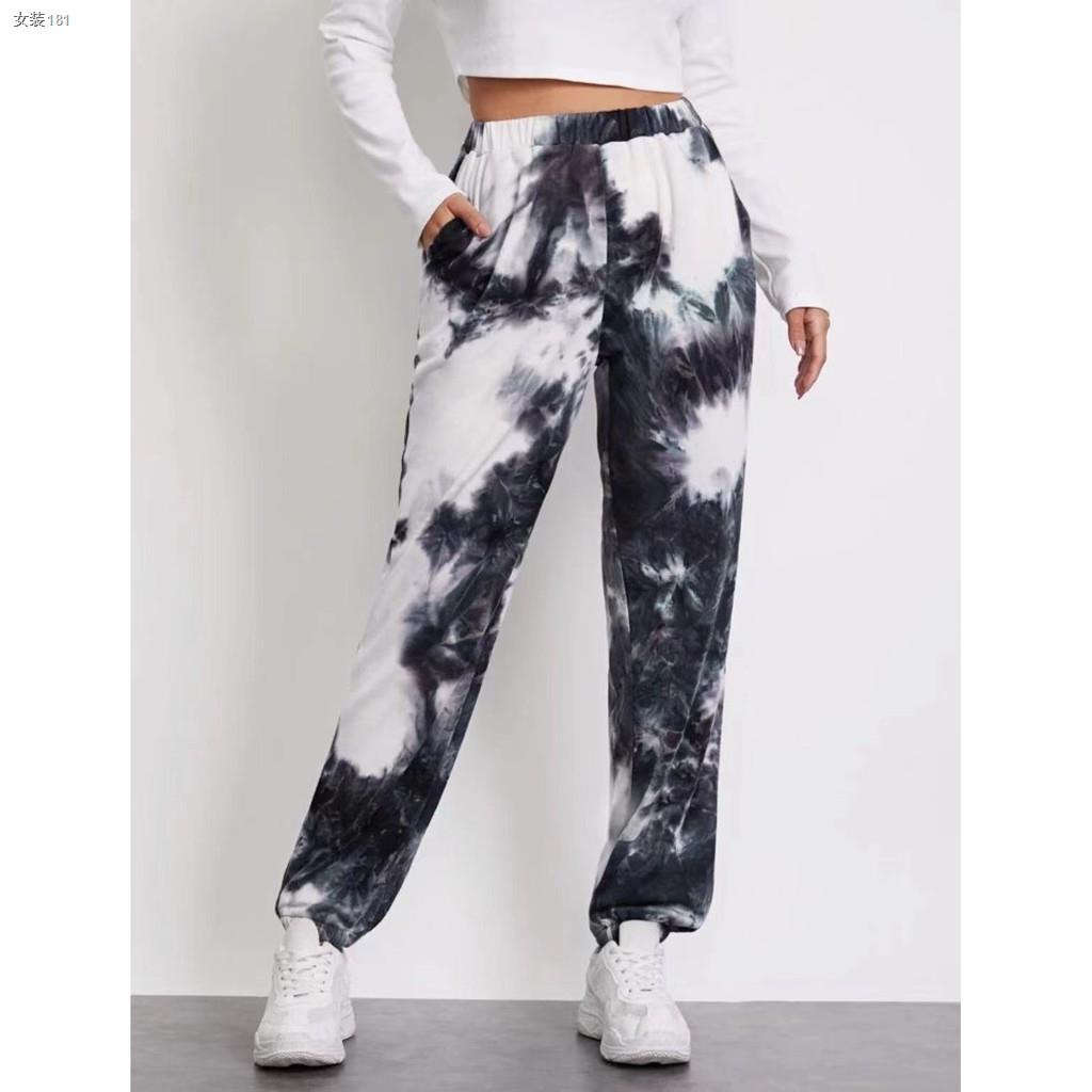 ❀✿♙hqucloo--Jogger Pants For Women Tie-Dye Design