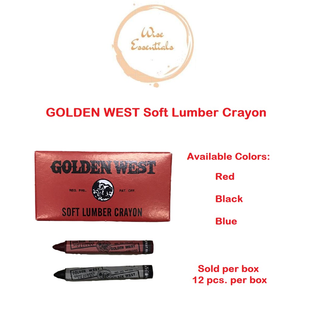 GOLDEN WEST Soft Lumber Crayon Shopee Philippines