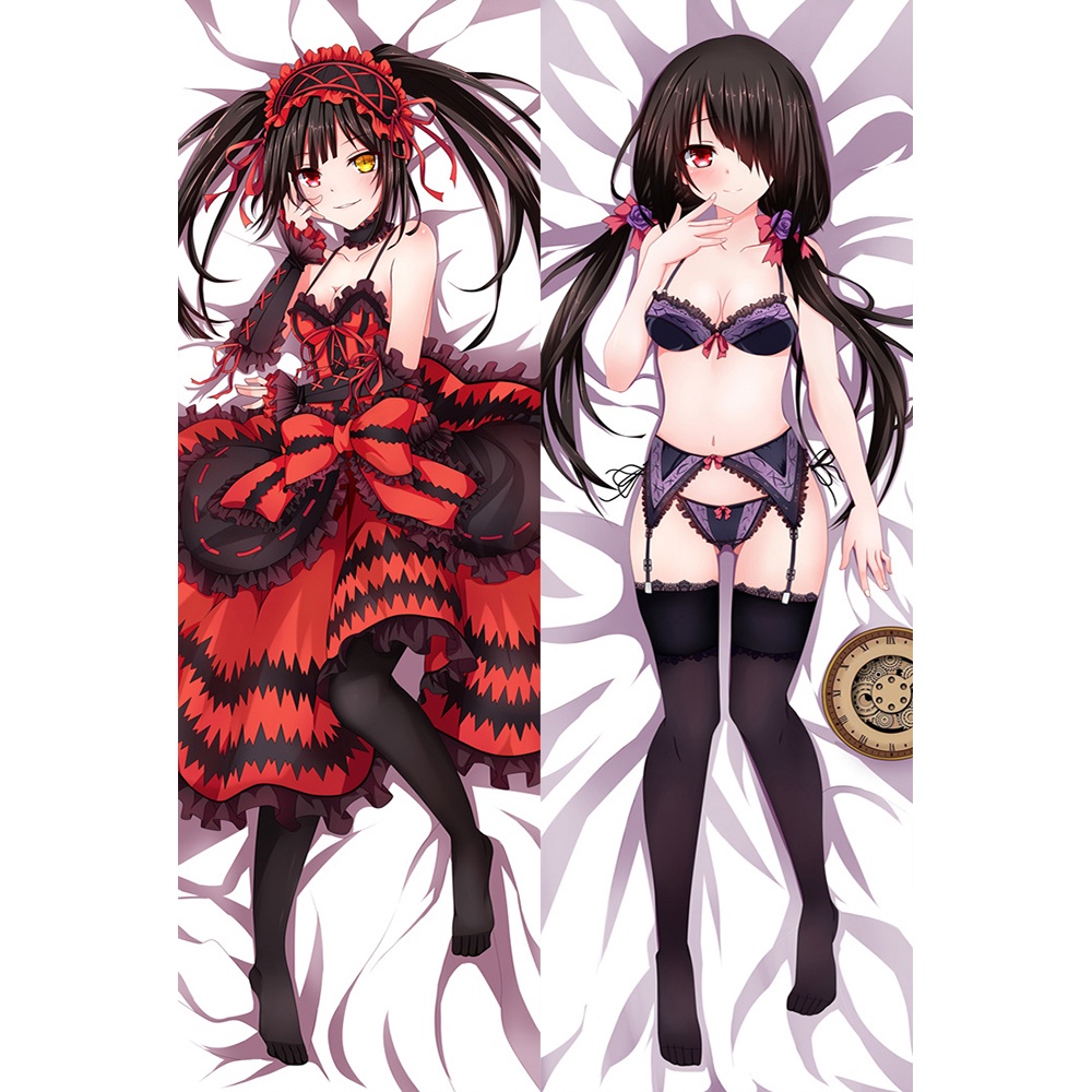 60x180cm Tokisaki Kurumi Date A Life Body Pillow Case Hugging Body Prop Shopee Philippines 3681