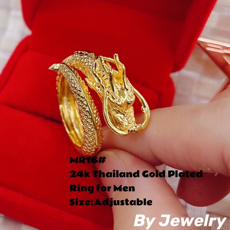 18k gold dragon deals ring