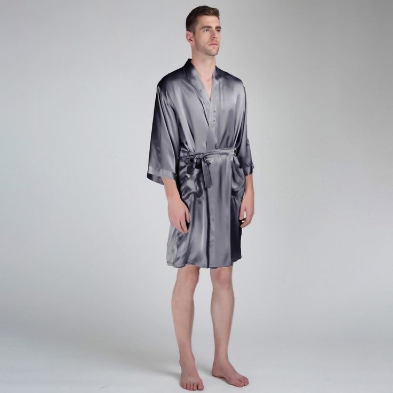 Male’s Satin Robe for wedding | Shopee Philippines