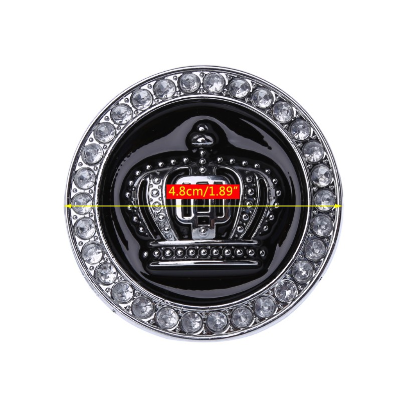 Auto Car 3D Diamond Crown Metal Badge Stickers Decals | Shopee Philippines