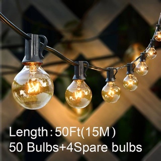 5M 10M Camping Tent Light Garland LED Ball String Lamp Bulb Fairy String  Decorative Light for Home Wedding Party Yard Decoration