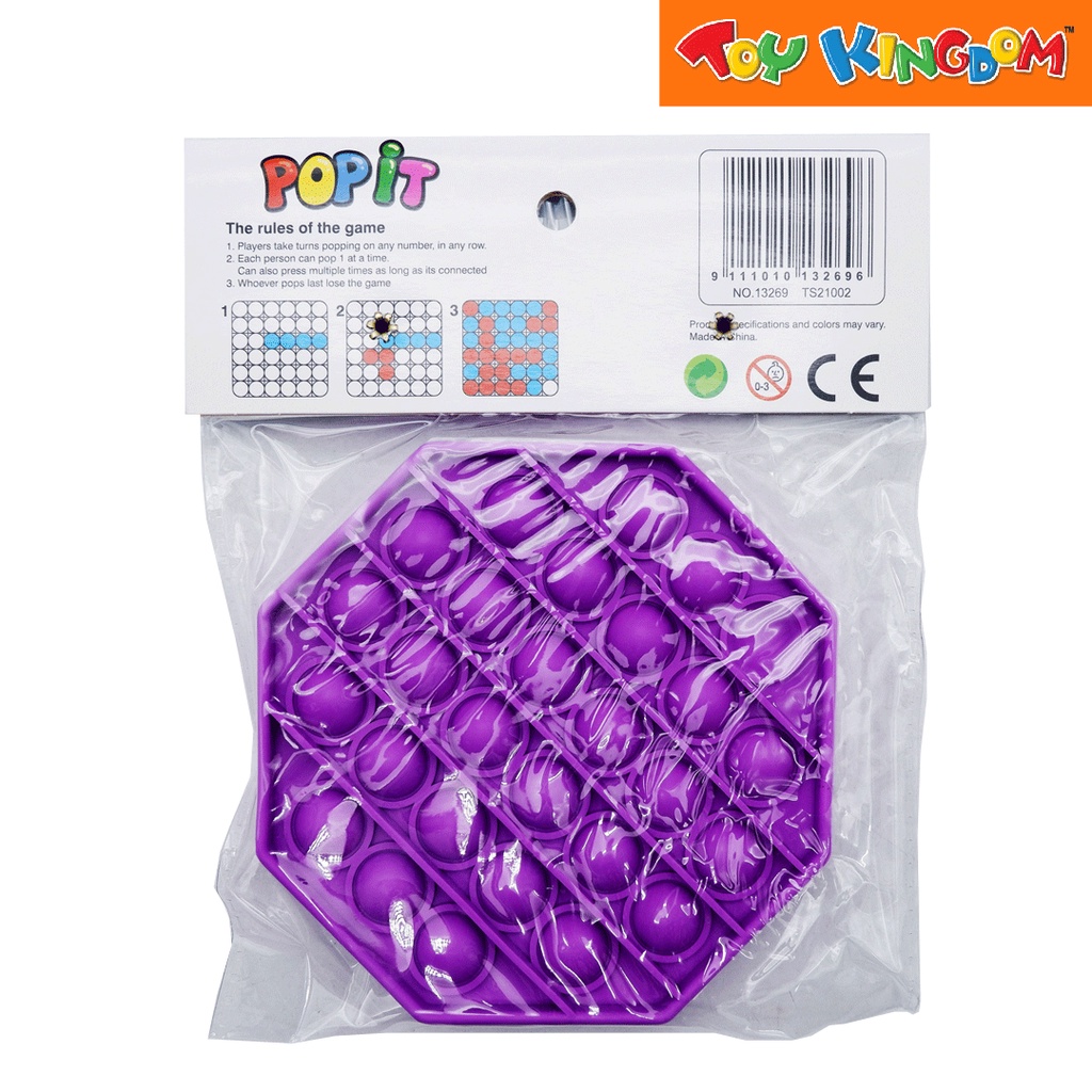 Push and Pop Game Octagon Purple Fidget Toy | Shopee Philippines