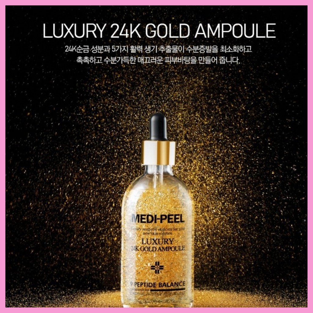 MEDI-PEEL] Luxury 24K Gold Ampoule 100ml *(Shipping from Korea ...