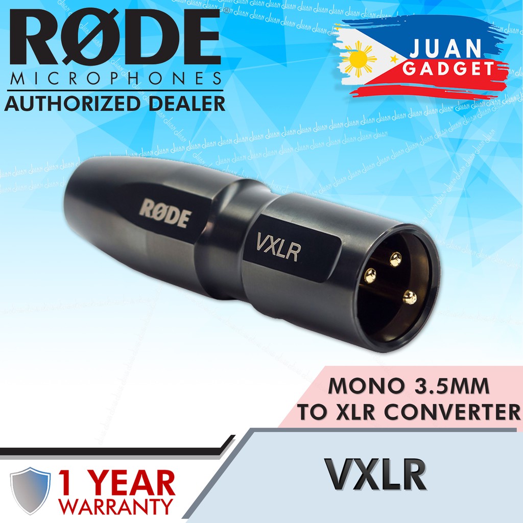Rode VXLR - Mono Mini-Jack to XLR Converter | Shopee Philippines