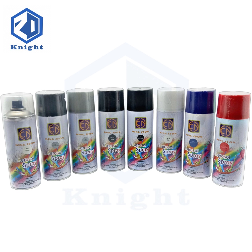 Knight KING SFON Aerosol Spray Paint Solid Colors Acrylic Spray Paint
