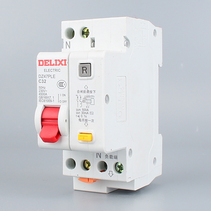 Electrical Safety Delixi Electric Air Switch dz47PLEDoubleEntry and
