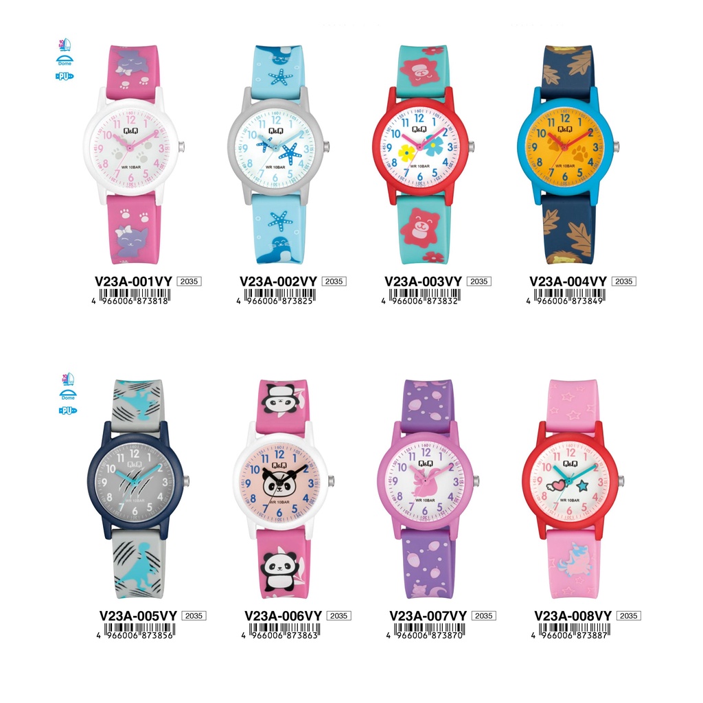 Q q New QQ ORIGINAL RUBBER BAND KIDS WATCH Children s Watches V23 V23A V23A 001VY 008VY Shopee Philippines
