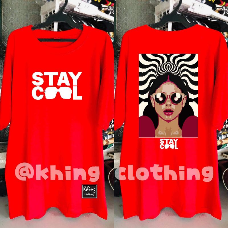 new stay cool front and back design shirt | Shopee Philippines