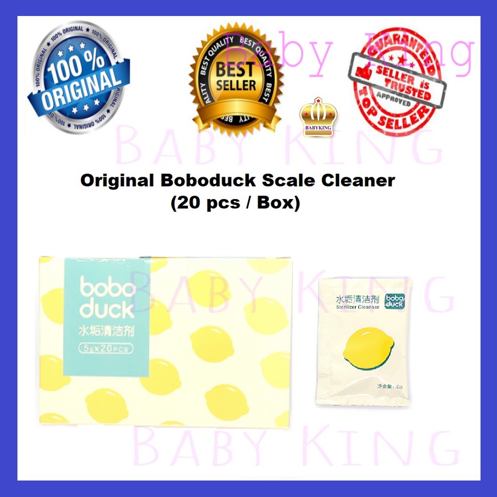 Original Boboduck Steam Steriliser Warmer Scale Cleaner Descaler (20pcs
