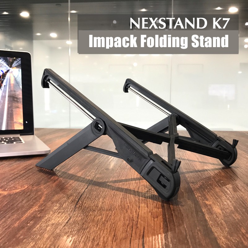 NEXSTAND K7 Folding Laptop Stand - Adjustable Bed & Sofa Tray For 10-18 Inch Laptops, Ergonomic Desk Alternative