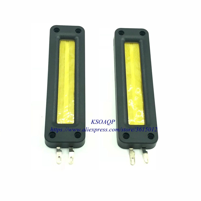 10 PCS 6Ohm supper slim flat speaker mini ribbon tweeter speaker unit ...