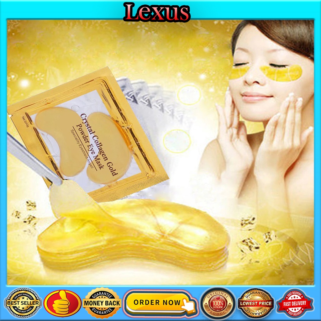 Original 24k Gold Moisturizing Collagen Eye Mask Authentic Reduce