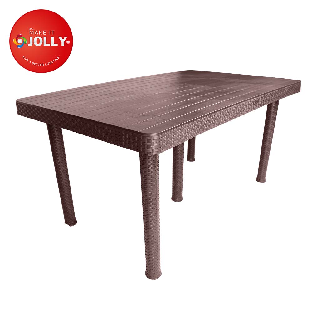 JOLLY PLASTIC Rattan Table (36X60) 8Seater Shopee Philippines