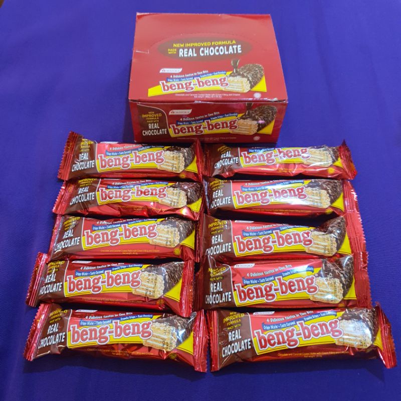 beng-beng chocolate crispywafer crispychocolate (10bar per box ...