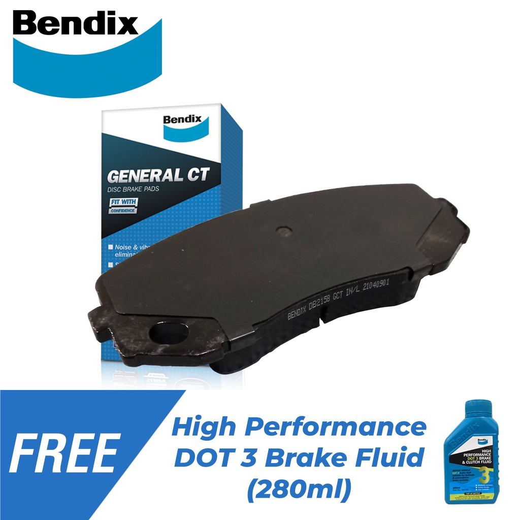 Bendix Brake Pads GCT DB2158 Front Set for Mitsubishi Canter FE8 3.0 ...