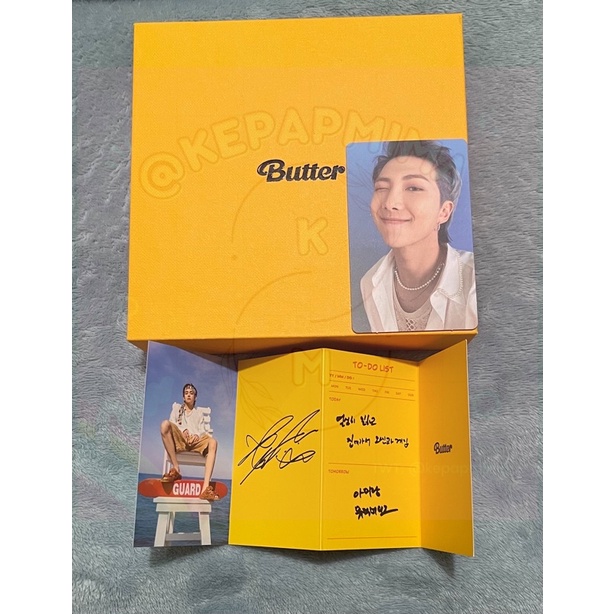 BTS BUTTER COMPLETE INCLUSIONS [CREAM VER] Shopee Philippines