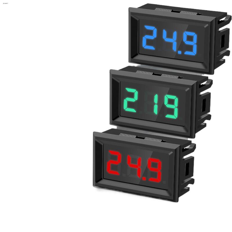 Led Digital Tube Two Wire Voltmeter Dc5v 120v Dc Digital Display Meter Digital Voltmeter Head