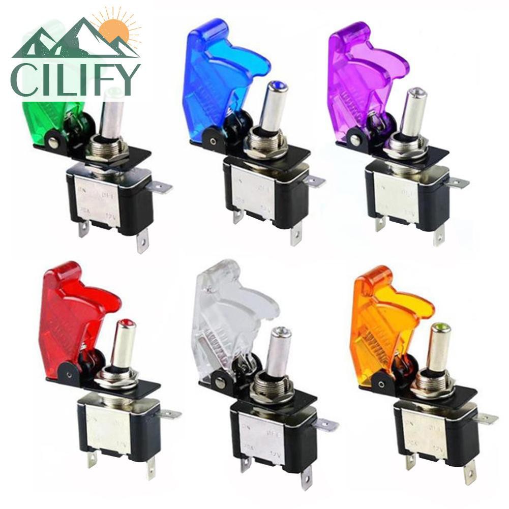 cilify 12.9 12V Car Illuminated LED Toggle Switch Control ON/OFF