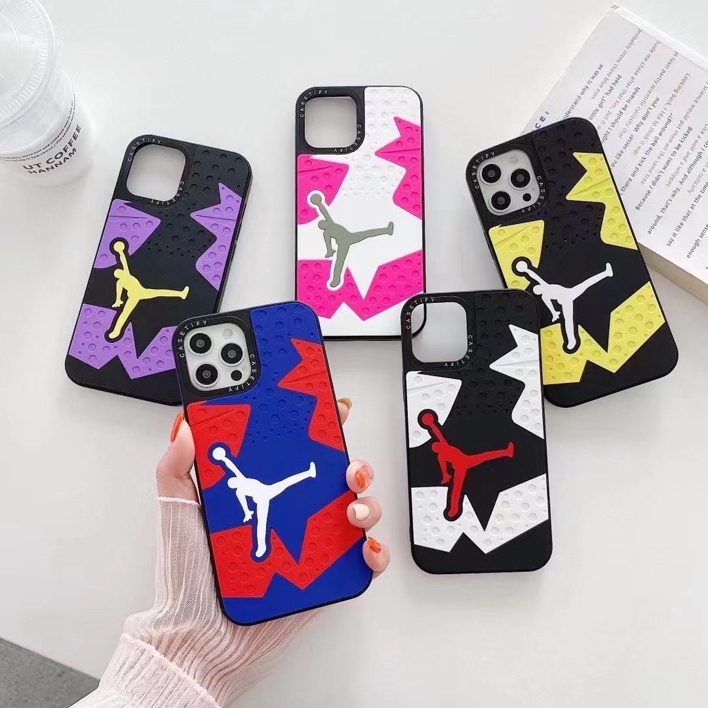 New Silicone Shockproof Jordan case for iPhone 11 12 13 Pro Max 14 Pro ...