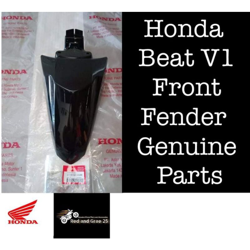 Original Honda Beat V1 Front Fender Genuine Parts Shopee Philippines