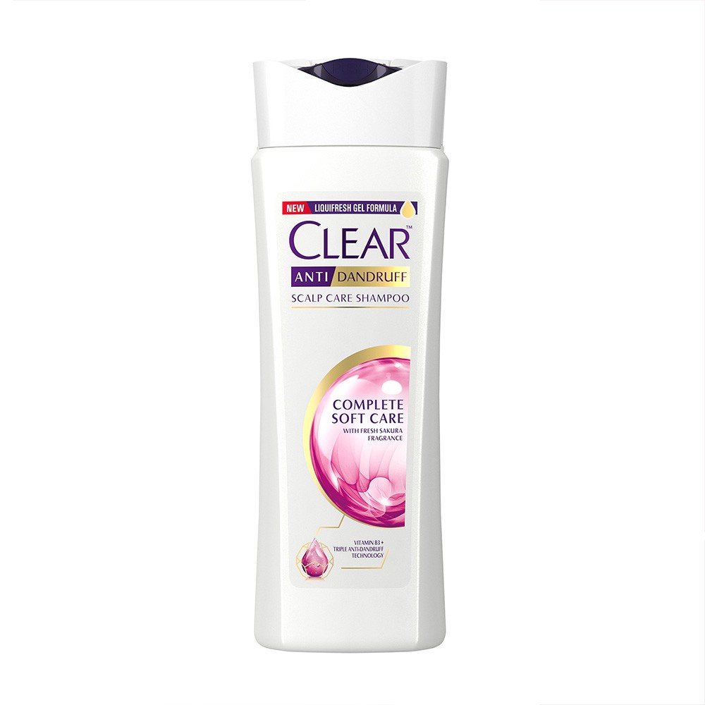 Clear Women AntiDandruff Shampoo Complete Soft Care 170ml Shopee