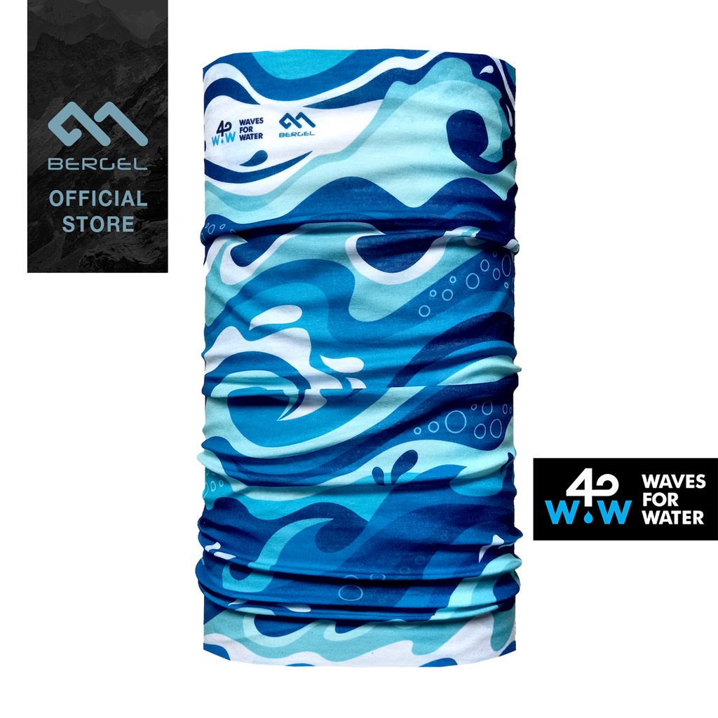 Bergel Flow Multifunctional Headwear Waves for Water x Bergel Local ...