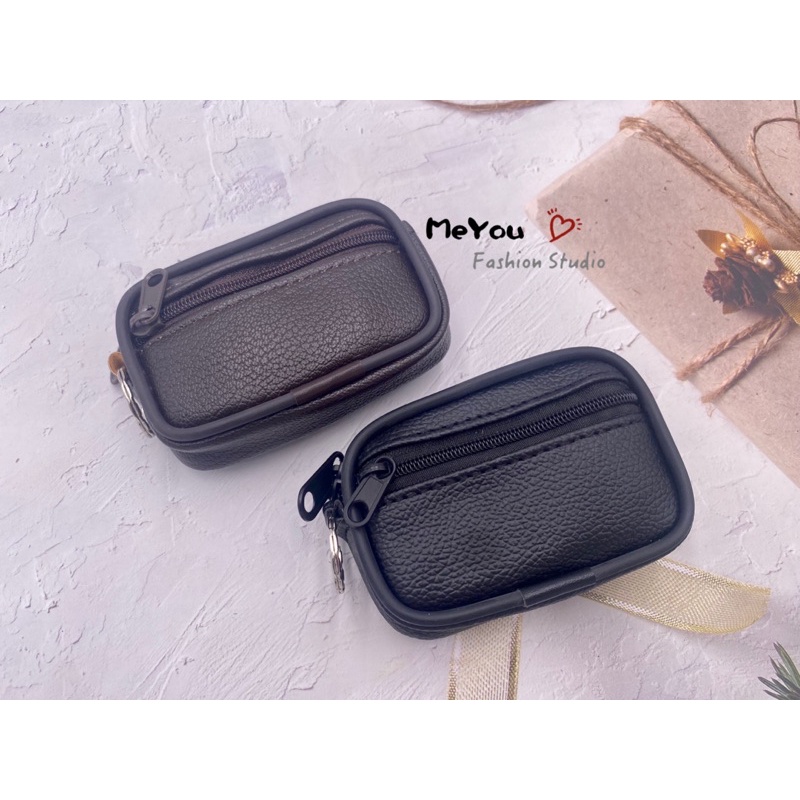 Men s Fashion Coins purse with keychain Shopee Philippines