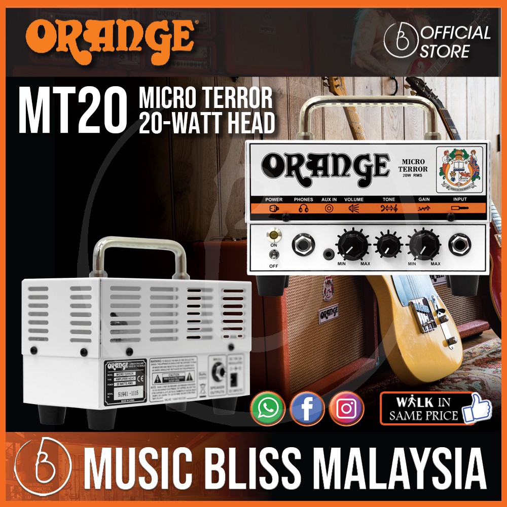 Orange Micro Terror 20-watt Head | Shopee Philippines