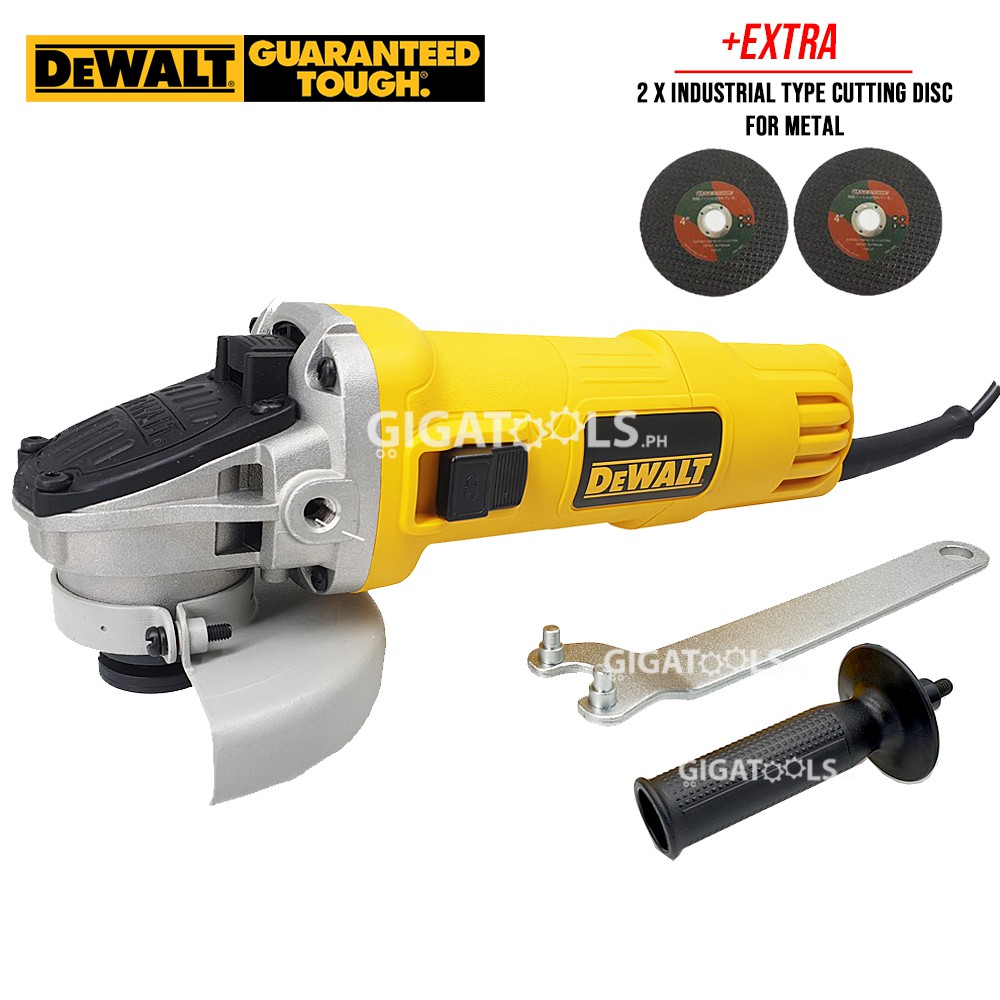 Dewalt DWE8100S 4-inch Angle Grinder (720W) With 2pcs Industrial Type ...