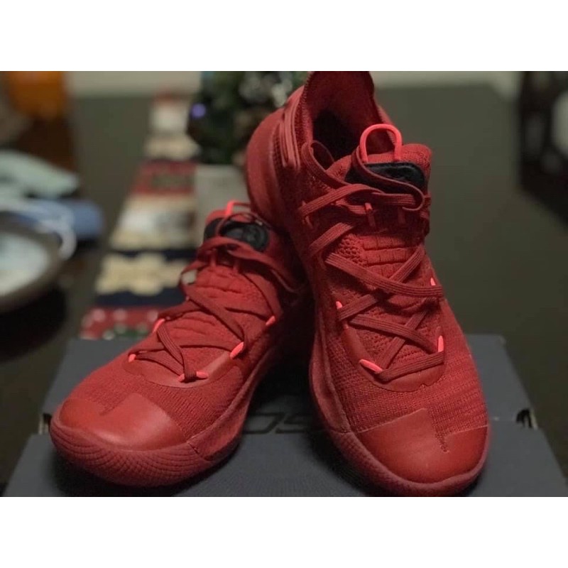 under armour curry 6 red kids