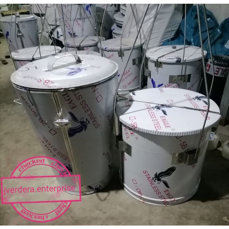 Balde ng taho soya unahan likuran complete set (PANGLAKO) stainless and ...
