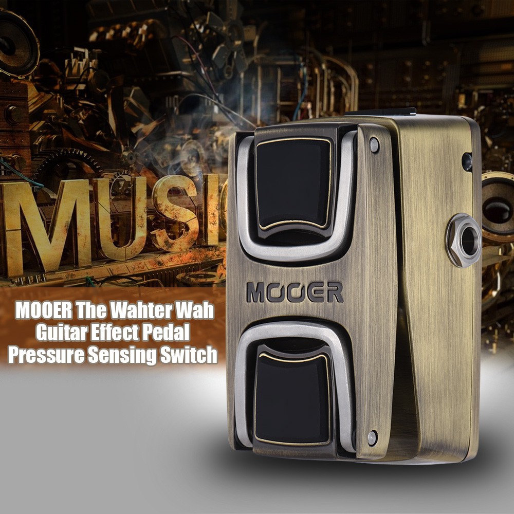 MOOER The Wahter Wah Guitar Effect Pedal Pressure Sensing | Shopee