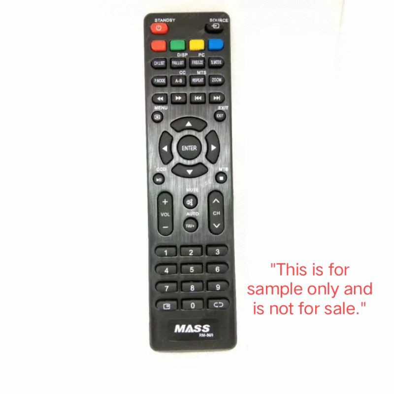 Remote for MASS LED TV | Shopee Philippines