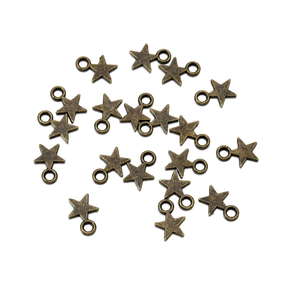 100Pcs/lot Random Mixed Vintage Silver Charms Pendants Dangle Metal