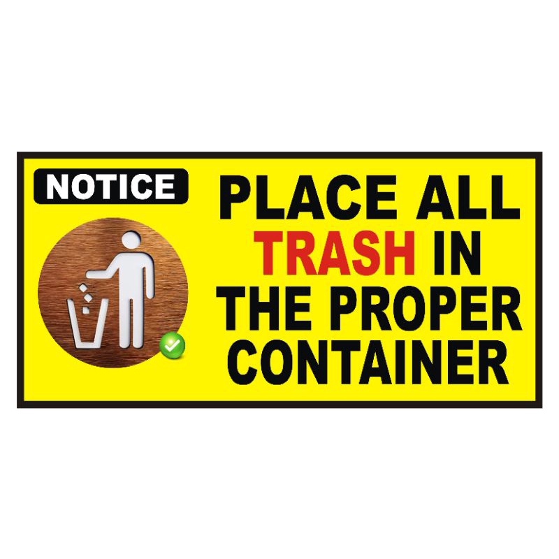4 by 8 signage yellow signage garbage signages reduce reuse signage ...